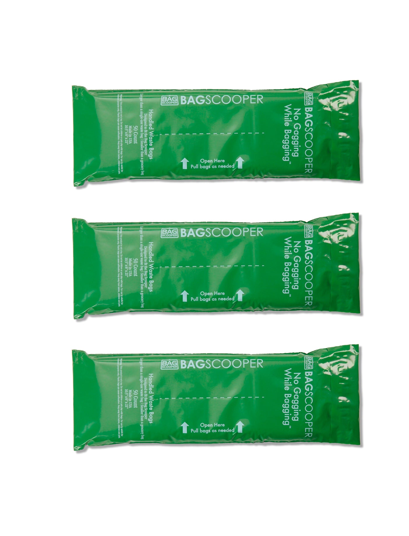 Bag Scooper 3-pack refill bags bulk value pack
