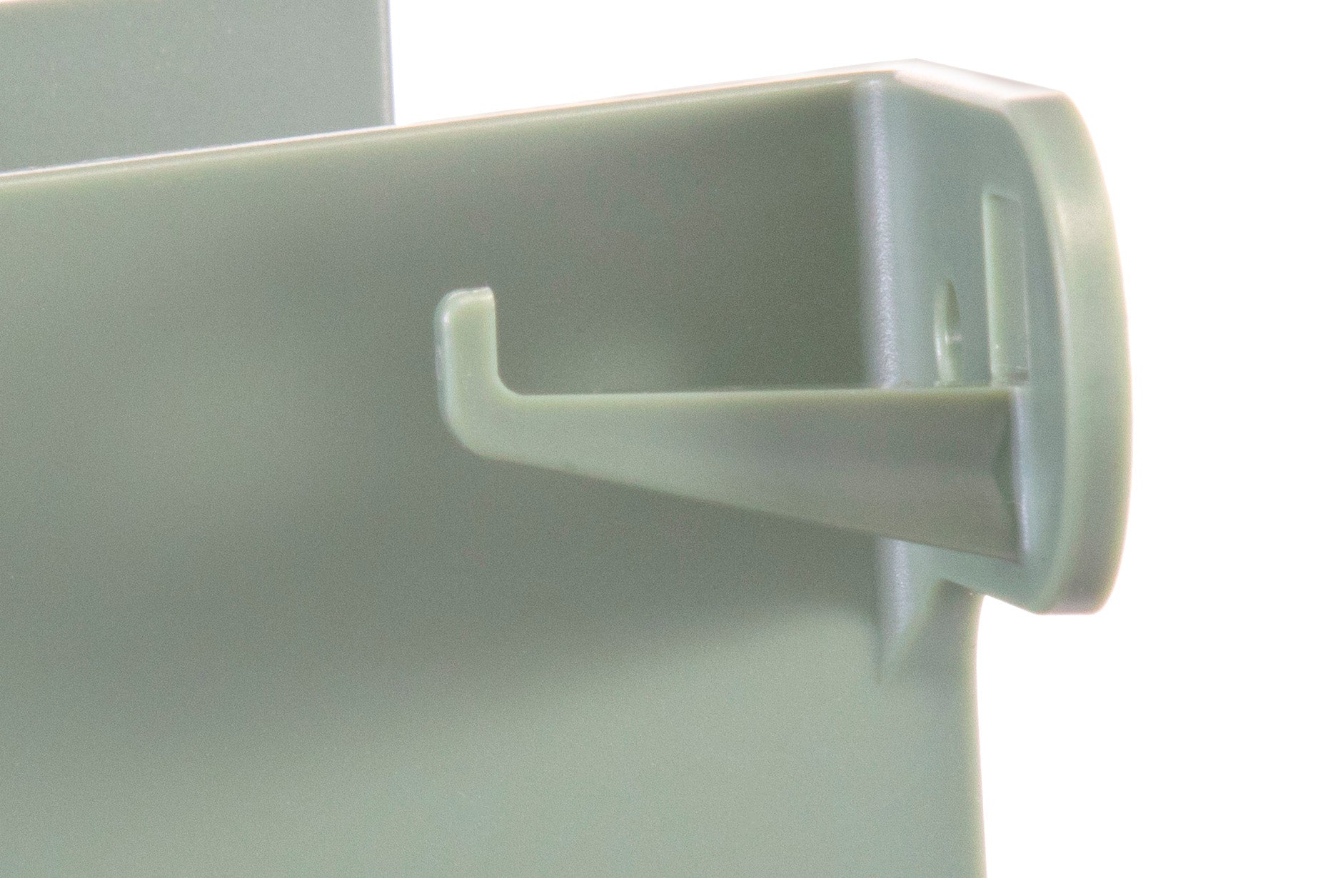 Leash and bag handle hooks on Bag Scooper wall mounted organizer