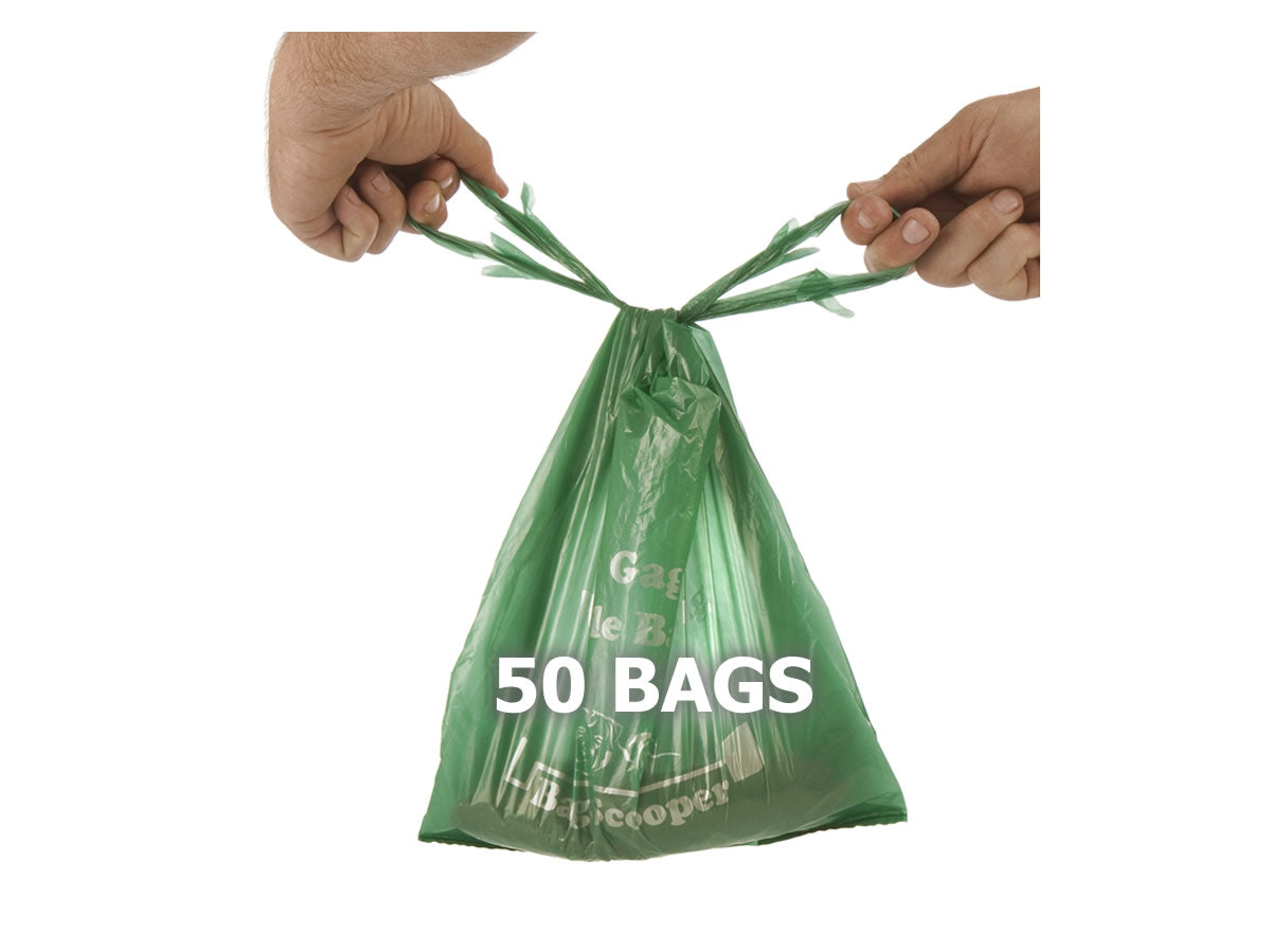 Long handle dog waste bags package - 50 count refill